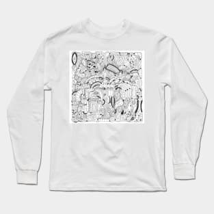 Doodle Groove Party Long Sleeve T-Shirt